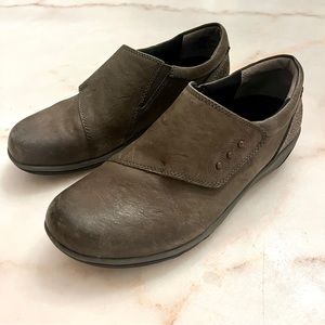 Halsa Footwear Anna Comfort Shoe in Black Leather Sz 10